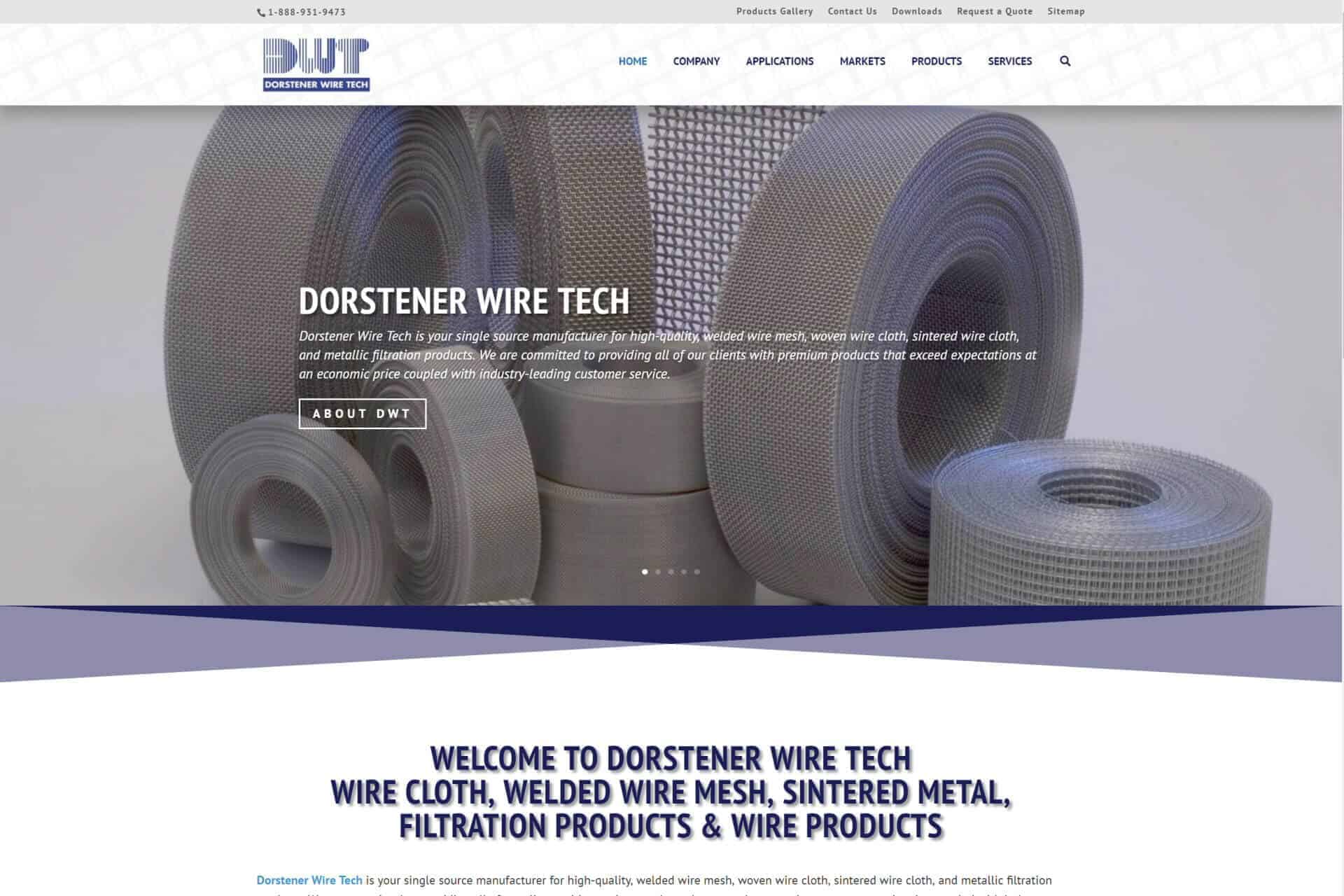 Dorstener Wire Tech Wire Cloth, Wire Mesh & Wire Products by Frontier Moving Company