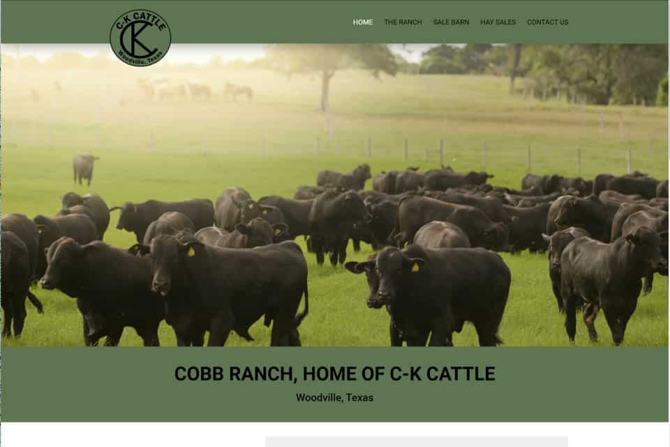 Cobb Ranch, Home of C-K Cattle by Frontier Moving Company